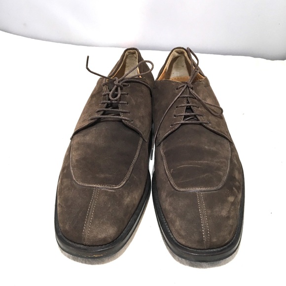 Salvatore Ferragamo Brown Suede Oxford shoes - Picture 3 of 6